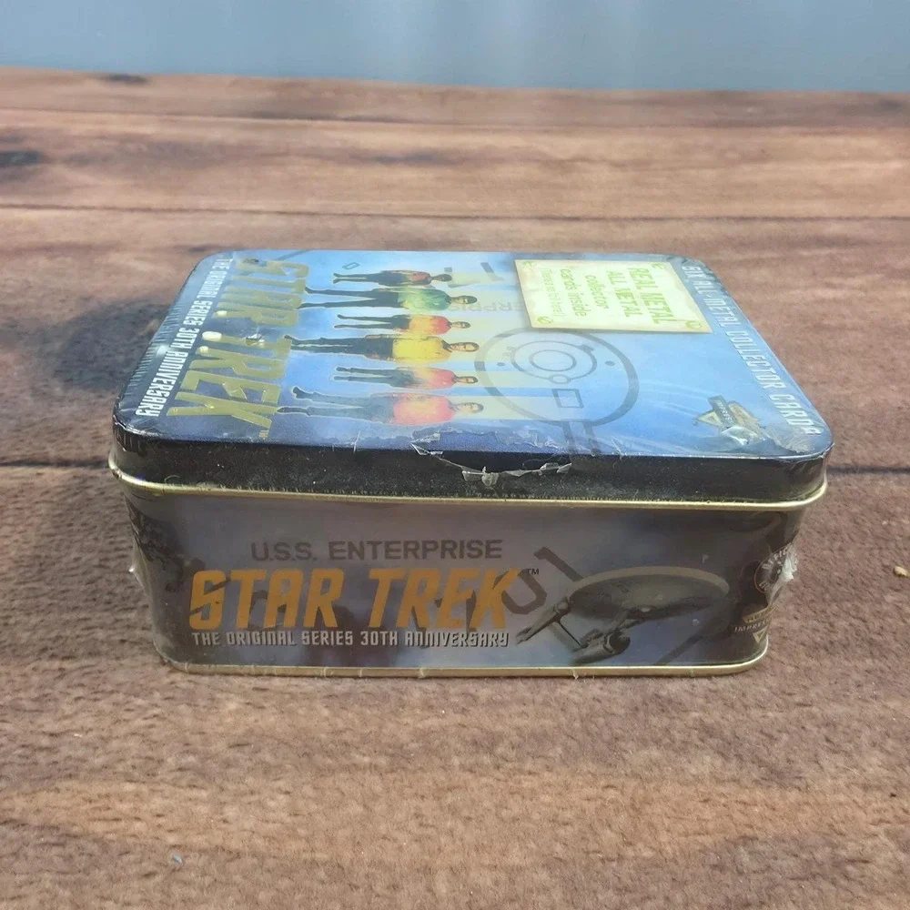 Metallic Impressions Star Trek 30th Anniversary Metal Cards OS OS New Tin 1996